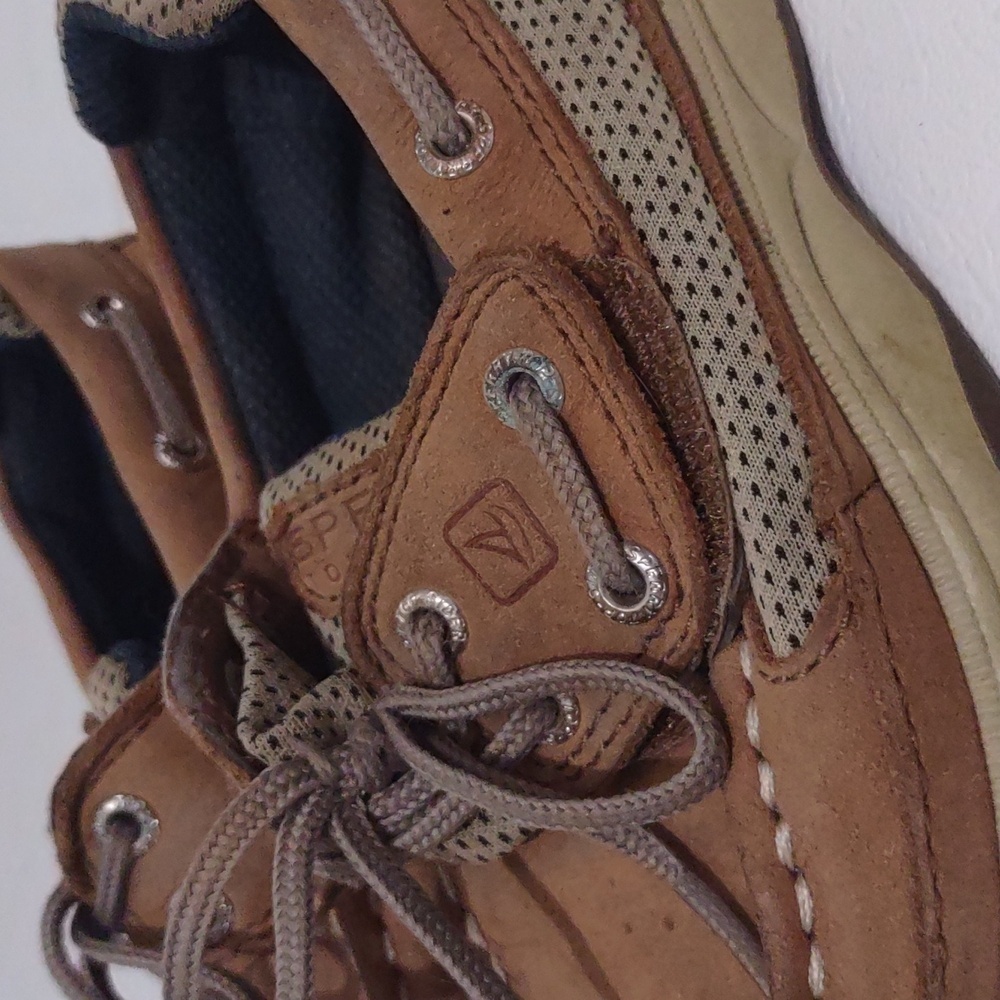 Sperry slip on loafers lanyard for boys size 9M shoes - Picture 2 of 9